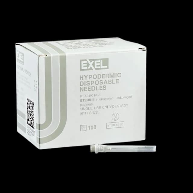 Hypodermic Needle EXELInt® 1-1/2 Inch Length 23 Gauge Regular Wall Without Safety