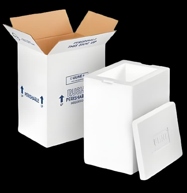 Uline Insulated EPS Foam Shipper 6x8x12 - Medical Lab Supplies