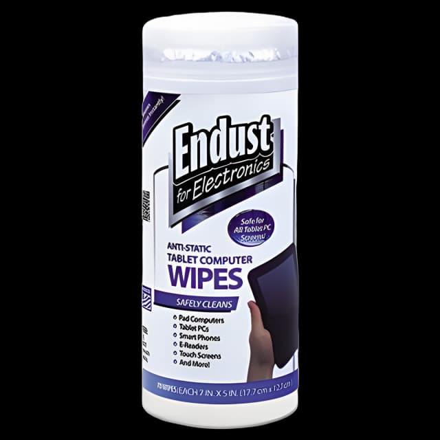 Tablet and Laptop Cleaning Wipes, 5 x 7, Unscented, White, 70/Tub