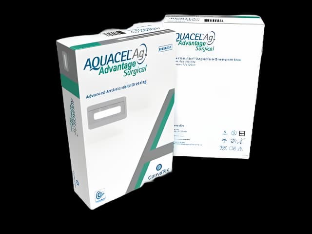 Aquacel Ag Advantage Silver Surgical Dressing 3.5x6" - Sterile