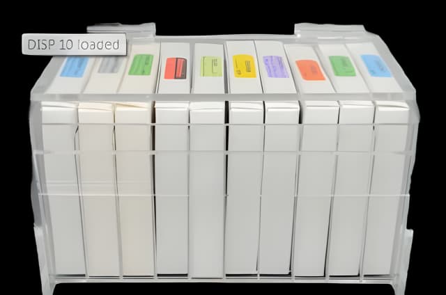 Shamrock Medical Label and Tape Dispenser - Holds 10 Rolls