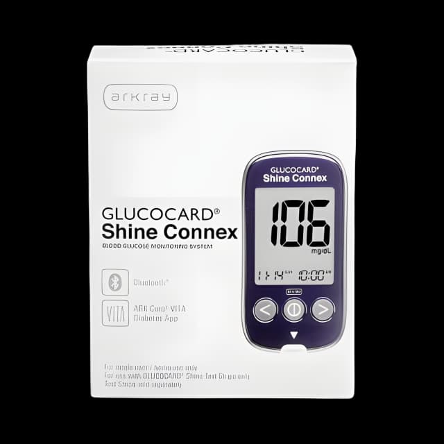 Glucocard® Shine Blood Glucose Meter - Fast & Wireless