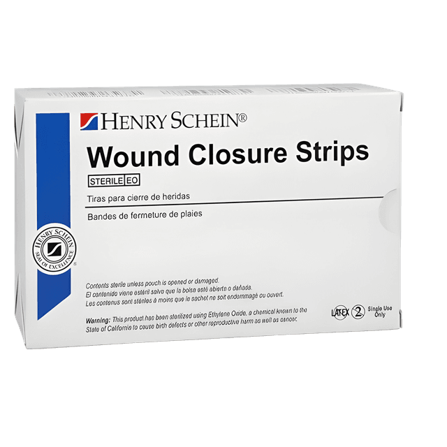 Wound Closure Strip Non-Woven Fabric 1/2x4" Opaque 300/Bx, 4 BX/CA
