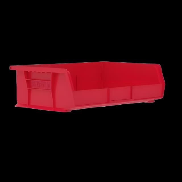 Storage Bin AkroBins® Red Plastic 5 X 10-7/8 X 16-1/2 Inch