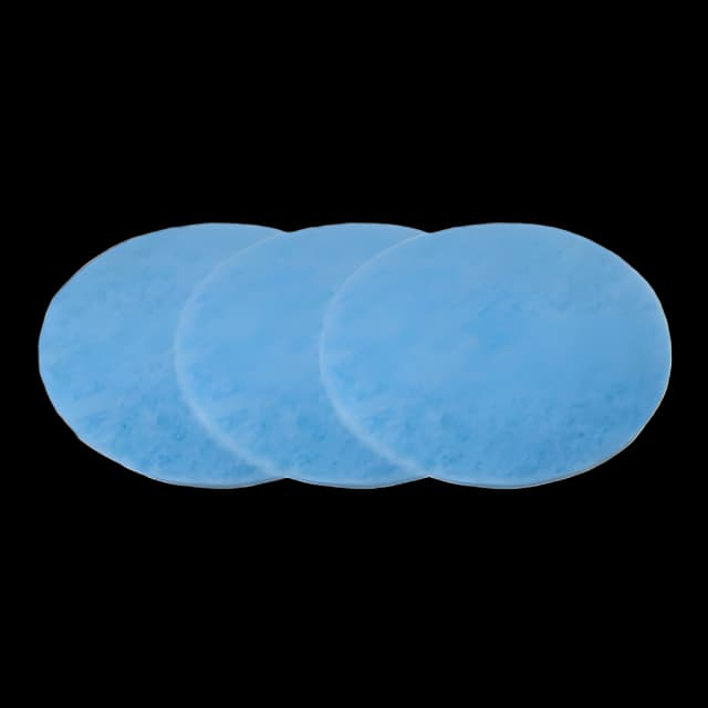 Hard Floor Burnishing Pad Performance Plus™ 20 Inch Diameter Light Blue Polyester / Natural Hair FIber