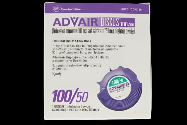 Advair Diskus® Fluticasone / Salmeterol 100 mcg - 50 mcg Powder Metered-Dose Inhaler 60 Doses