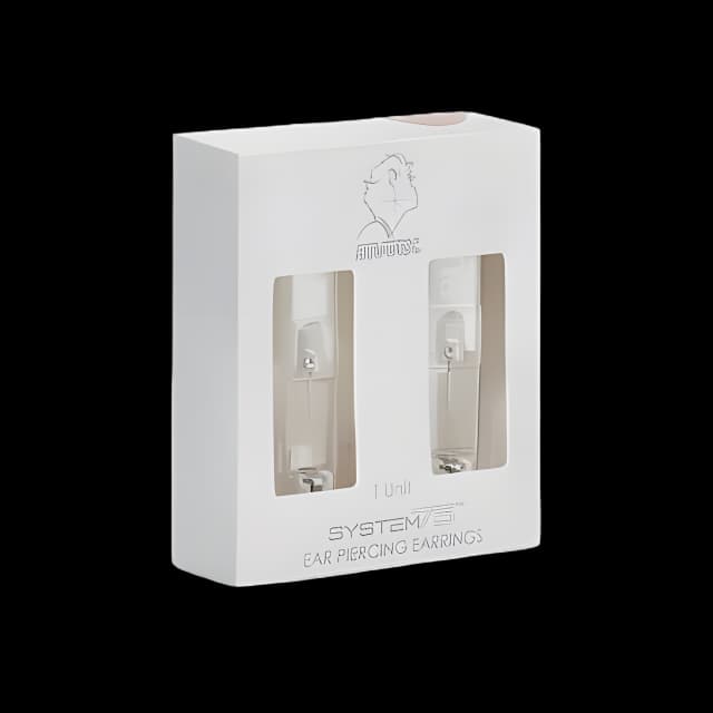 Mini Ear Piercing Stud Surgical Stainless Steel Silver Ball Traditional Mount