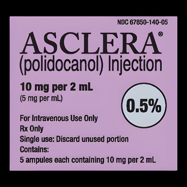 ASCLERA® Polidocanol 5 mg / mL Injection Ampule 2 mL