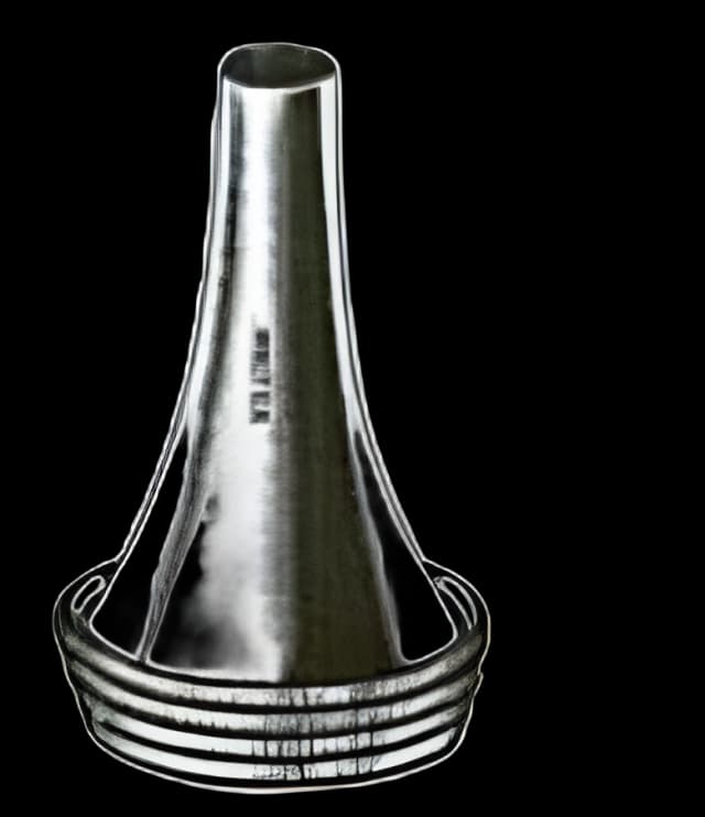 Ear Speculum Tip Round Tip Size 3 Stainless Steel 3 mm Reusable - 19-48-A