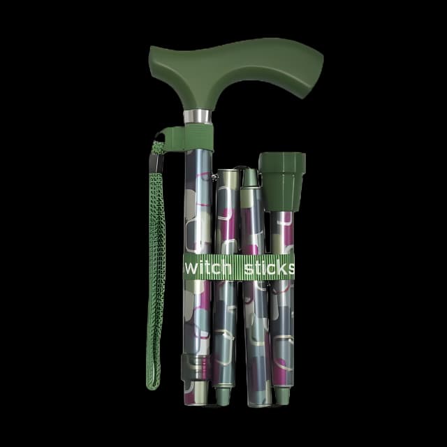 Adjustable Folding Cane Switch Sticks® - Vienna Print
