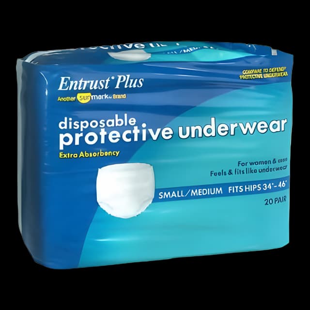 Entrust Plus Incontinence Underwear S/M - Moderate Absorbency