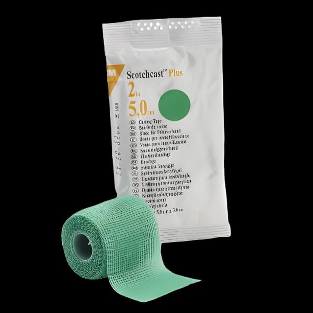 Cast Tape 3M™ Scotchcast™ Plus 2 Inch X 12 Foot Fiberglass / Resin Green