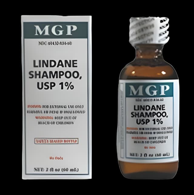 Lindane 1% Shampoo Bottle 60 mL