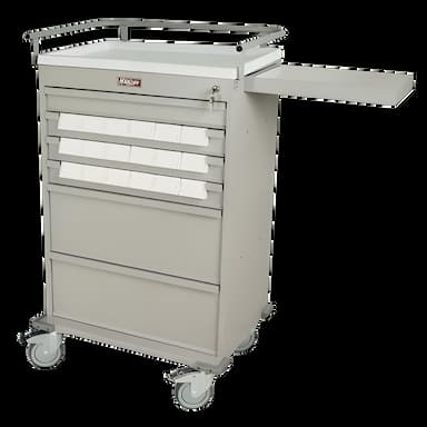 Medication Cart Value Line Heavy-duty Steel 22.5 X 29.5 X 46.75 Inch
