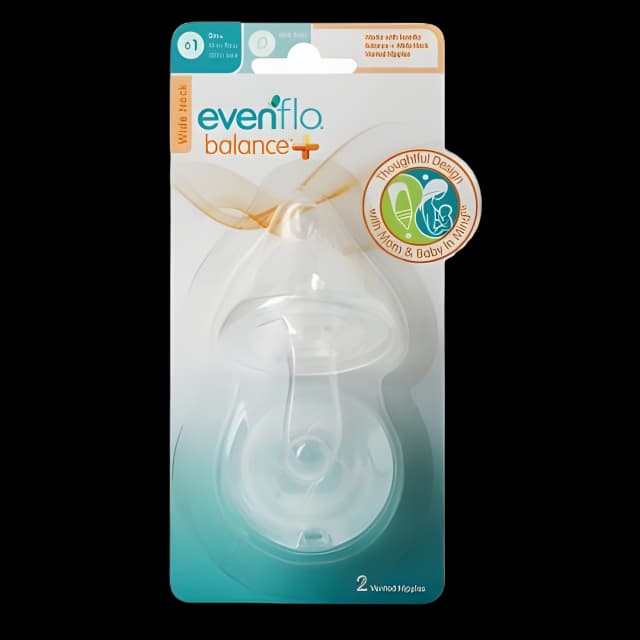 Evenflo Slow Flow Nipple for Infants 0+ - Healthy Bottle Feeding