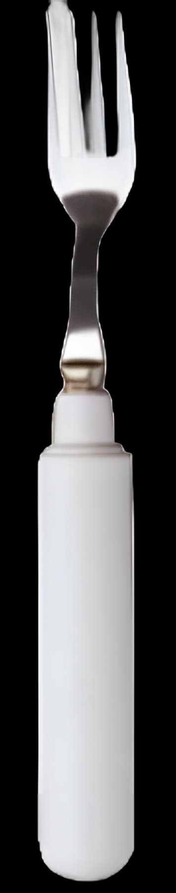 Fork Comfort Grip Straight White