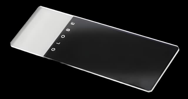 Charged Microscope Slide Globe 25 X 75 X 1 mm White Frosted End