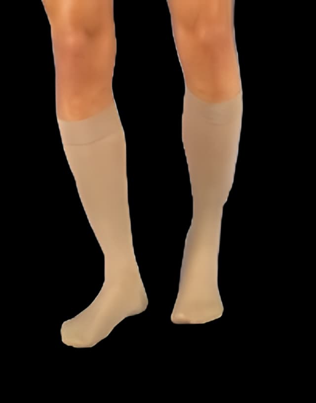 Compression Stocking JOBST® Relief® Knee High X-Large / Full Calf Beige Open Toe - 114629