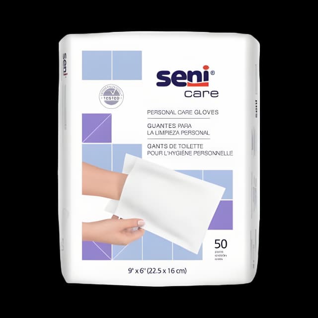 Seni Care Wash Gloves - Gentle Cleansing for Sensitive Skin