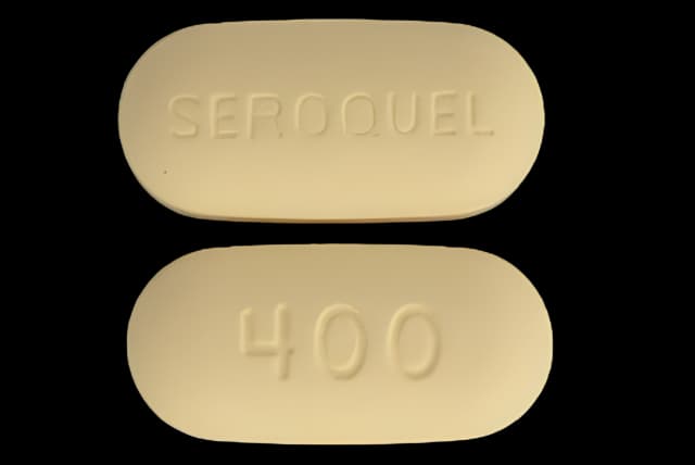 Seroquel® Quetiapine Fumarate 400 mg Tablet Bottle 100 Tablets