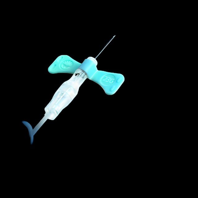 BD Vacutainer® Push Button Blood Collection Set 23 Gauge 3/4 Inch Needle Length Safety Needle 12 Inch Tubing Sterile - 367342