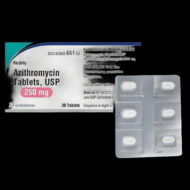 Azithromycin 250 mg Tablet Blister Pack 18 Tablets