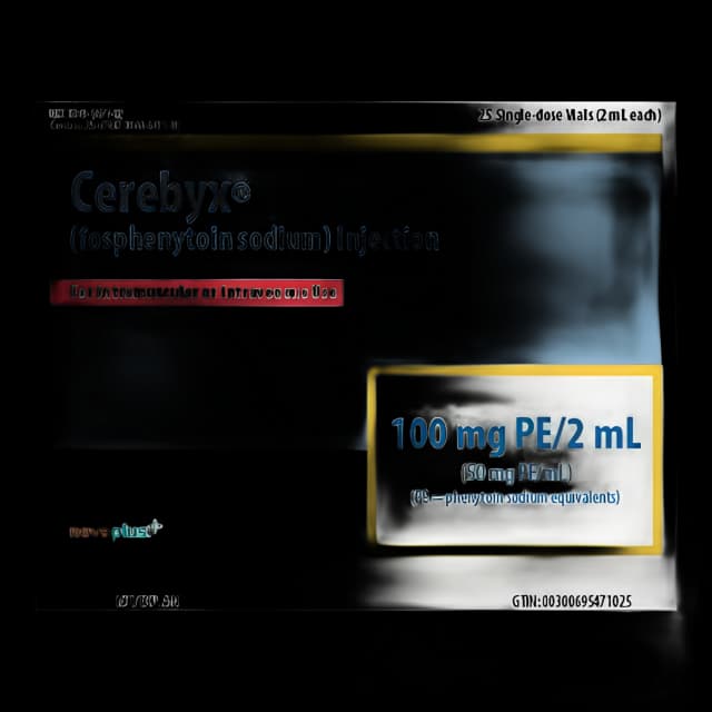 Cerebyx Fosphenytoin Sodium 100mg PE Injection - Pfizer
