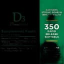 Vitamin Supplement Nature's Bounty® D3 1,000 IU Strength Softgel 350 per Bottle