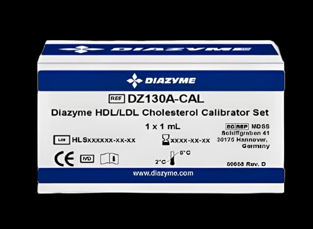 Calibrator Diazyme High-Density Lipoprotein (HDL) Cholesterol / Low-Density Lipoprotein (LDL) Cholesterol 1 X 1 mL For Clinical Chemistry Analyzers