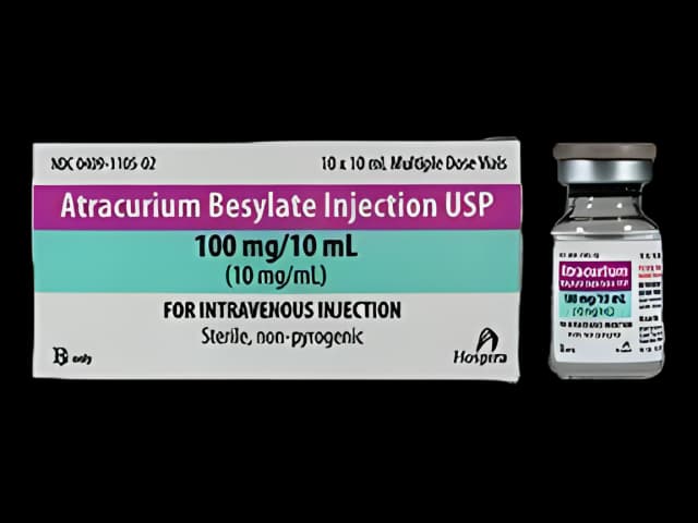 Atracurium Besylate 10 mg / mL Injection Multiple-Dose Vial 10 mL