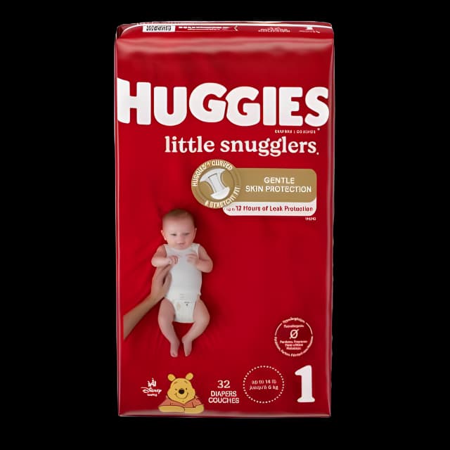 Huggies Little Snugglers Size 1 - Newborn Disposable Diapers