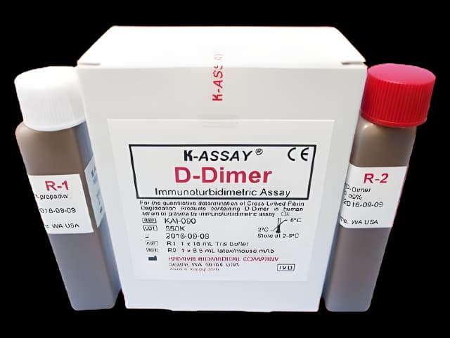 K-ASSAY® D-Dimer Coagulation Reagent Kit - 80 Tests