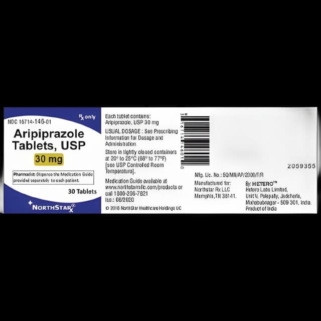 Aripiprazole 30mg by NorthStar - Antipsychotic Tablets