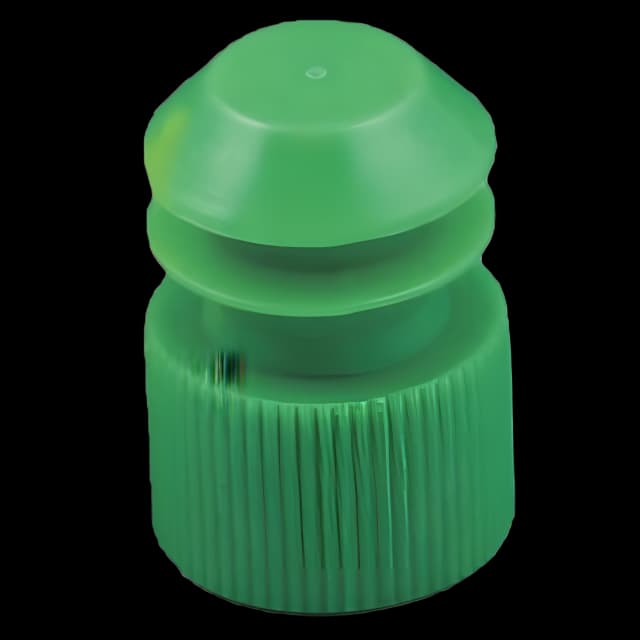 McKesson 16mm Green Flanged Plug Caps - NonSterile