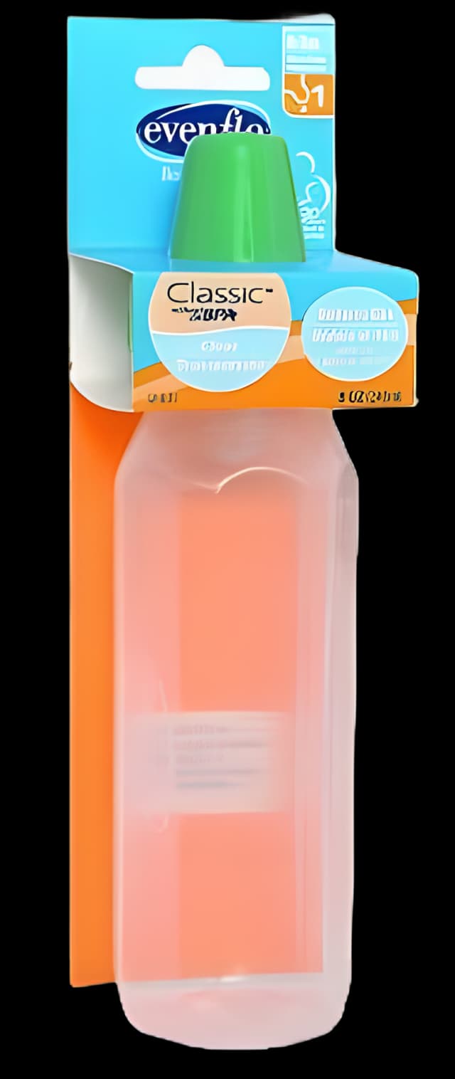 Evenflo Classic 8 oz Baby Bottle - BPA-Free, Slow Flow Nipple
