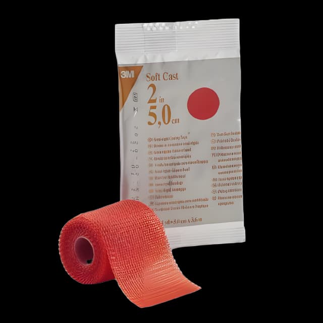 Cast Tape 3M™ Scotchcast™ Soft Cast 2 Inch X 12 Foot Fiberglass Red