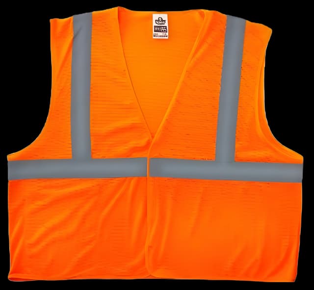 Safety Vest GloWear® 8210HL Class 2 Small / Medium Orange 1 Pocket Unisex