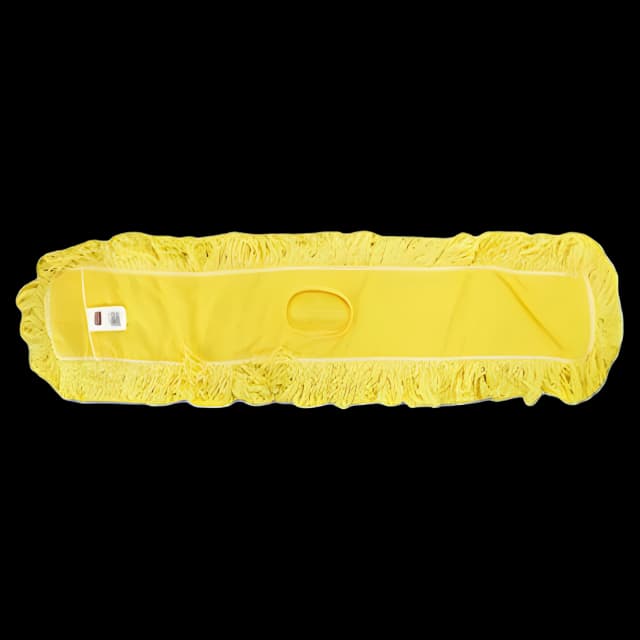 Trapper Commercial Dust Mop, Looped-end Launderable, 5" x 48", Yellow