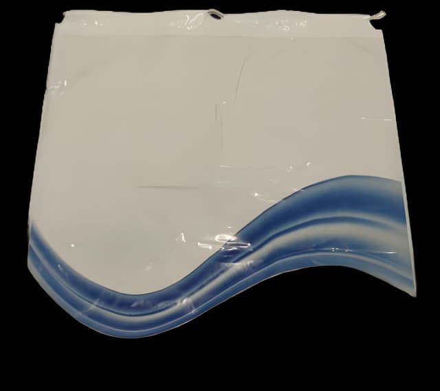 Patient Belongings Bag 18 X 20-1/2 Inch Plastic Drawstring Closure White