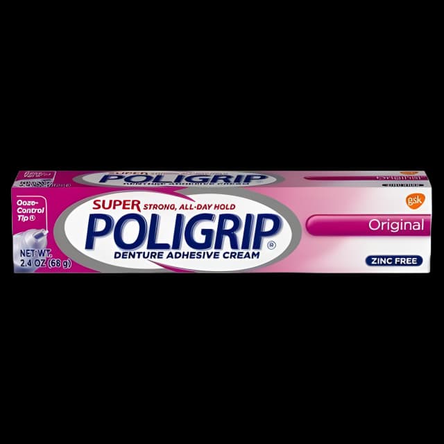 Denture Adhesive Super Poligrip® Original Cream 2.4 oz.