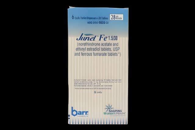 Junel® Fe Norethindrone / Ethinyl Estradiol / Ferrous Fumarate 1.5 mg - 0.03 mg Tablet Blister Pack 168 Tablets