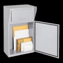 Outdoor Mail Drop Box 16 X 21 X 36 Inch, Galvanized Steel