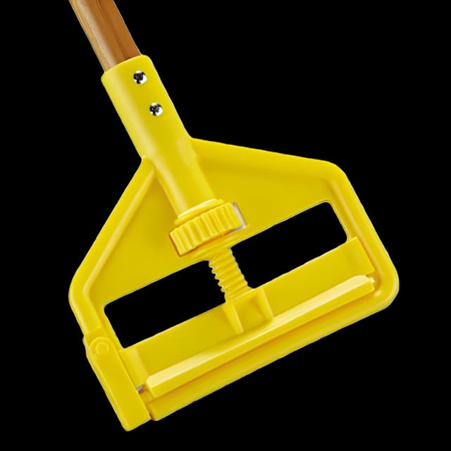 Invader Side-Gate Wood Wet-Mop Handle, 1" dia x 60", Natural, 12/Carton