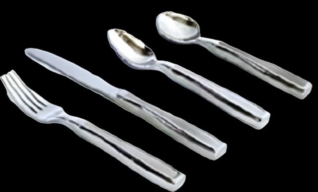 Soup Spoon Keatlery™ Weighted / Comfort Grip Silver Stainless Steel