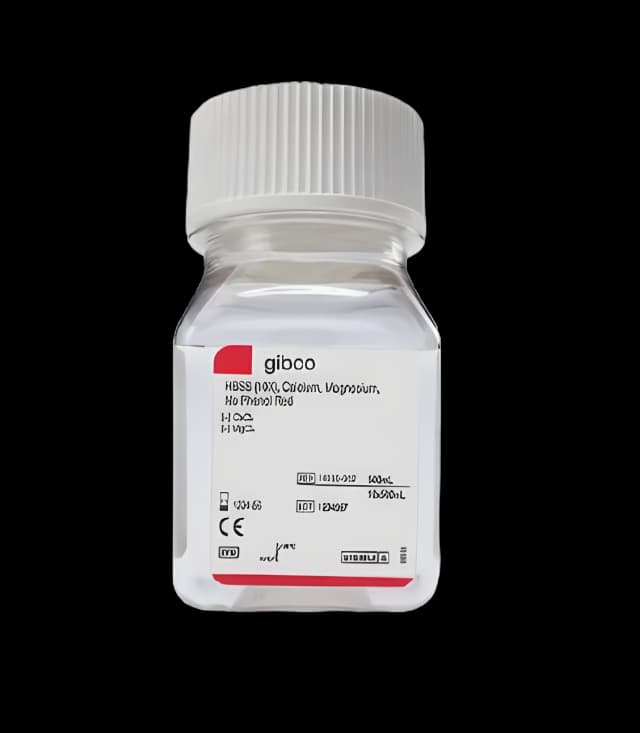 Cell Culture Reagent Gibco® Hank's Balanced Salt Solution (HBSS) 10X / pH 5.8 to 6.1 500 mL