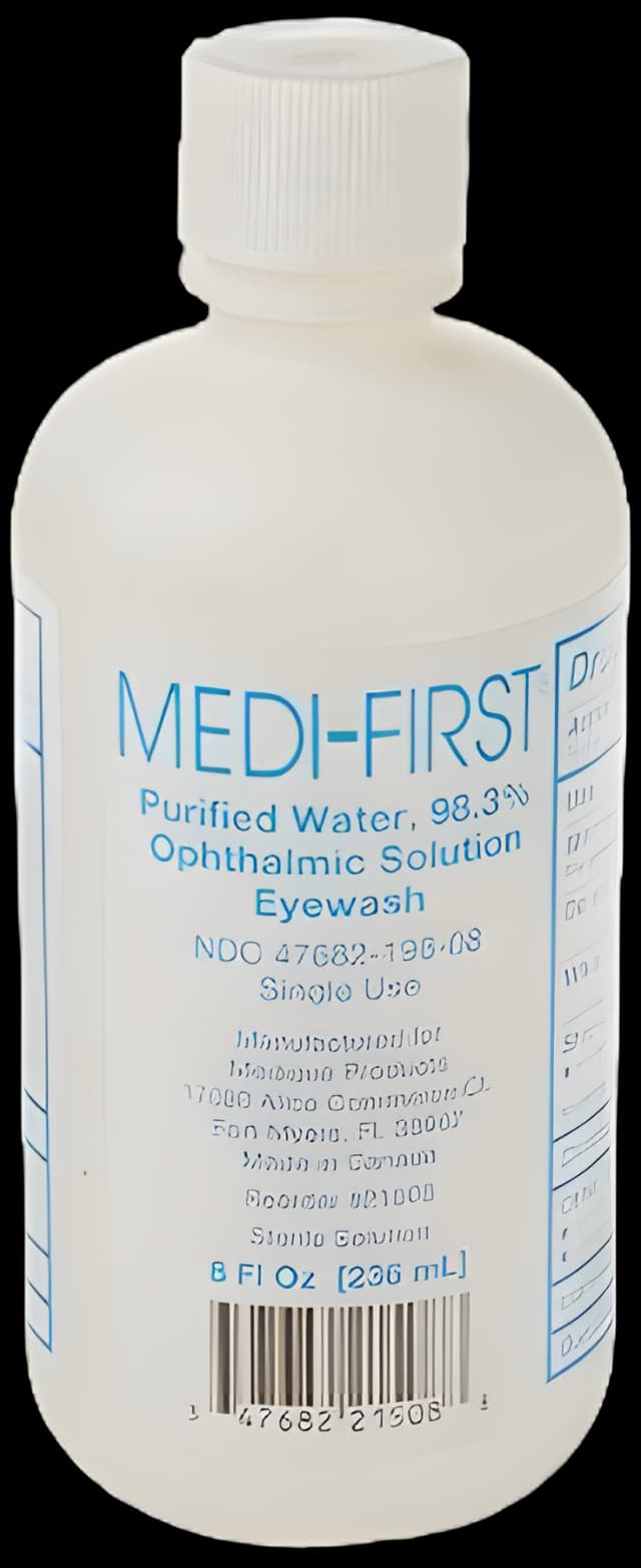 Medi-First® 8 oz Eye Wash - Eye Irritation Relief