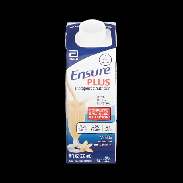 Ensure Plus Vanilla Liquid Nutrition 8 oz - High Calorie & Protein