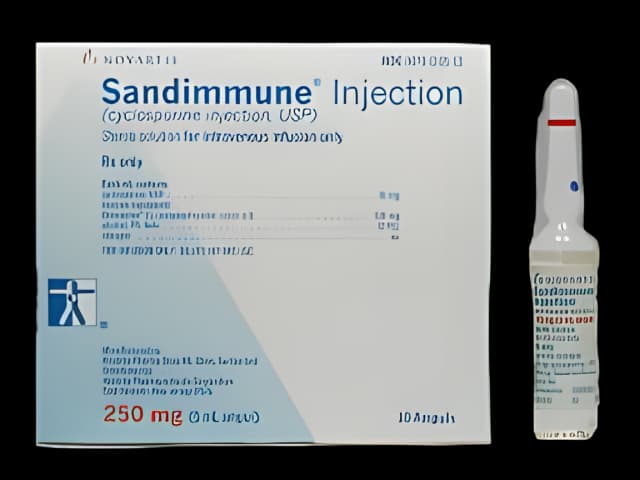 Sandimmune® Cyclosporine 50 mg / mL Injection Ampule 5 mL
