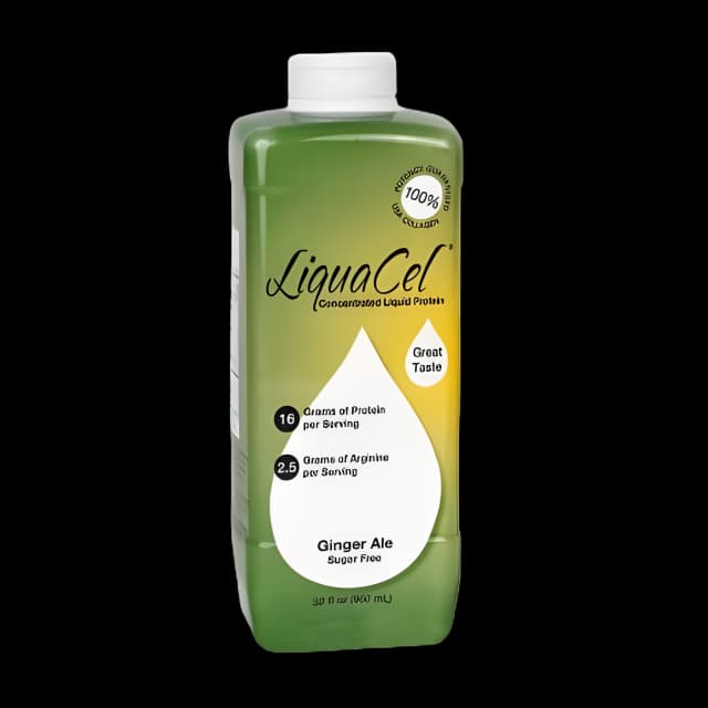 Oral Supplement LiquaCel® Ginger Ale Flavor Liquid 32 oz. Bottle