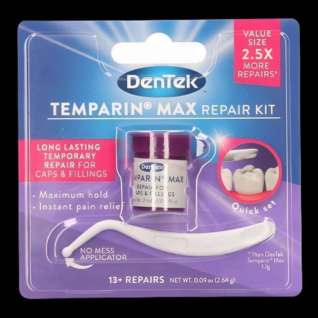 Temporary Cap and Filling Repair DenTek Temparin® Max For Fillings, Crowns, Inlays